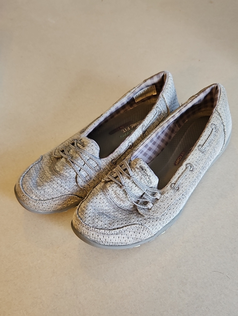 Skechers Gray Relaxed Fit Shoes
